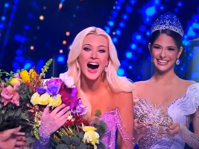 Nụ cười hạnh phúc của Tân hoa hậu Miss Universe 2024
