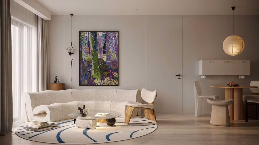 Gia chủ không đưa ra nhiều ràng buộc cụ thể về màu sắc, thói quen sinh hoạt hay concept chi tiết, mà đặt trọn niềm tin vào đội ngũ thiết kế.