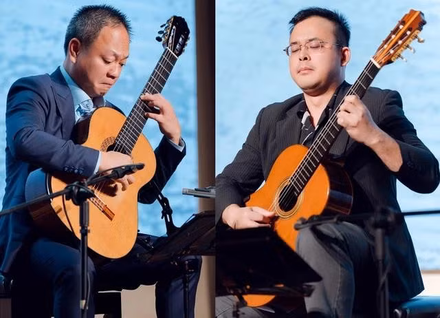 Các nghệ sĩ biểu diễn tại chương trình. ẢNH: NGUYỄN TÚ