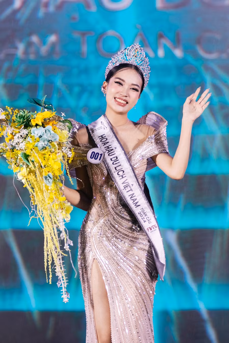 Kỳ Duyên đăng quang Hoa hậu Du lịch Việt Nam toàn cầu 2024