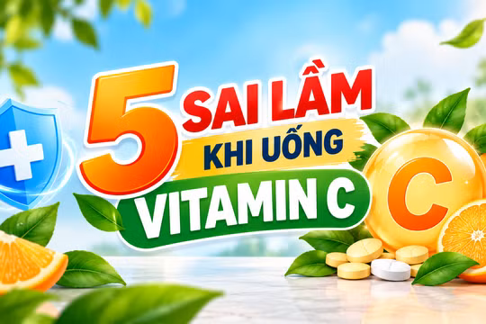 5 sai lầm khi uống vitamin C phòng cảm cúm lúc giao mùa