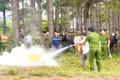 Huấn luyện nghiệp vụ phòng cháy, chữa cháy cho lực lượng dân phòng khu vực Mang Yang