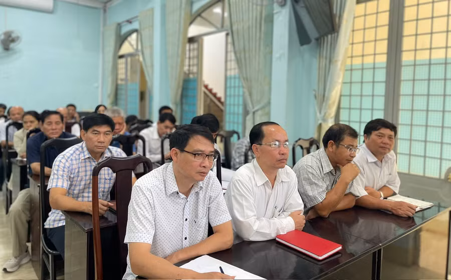Các đại biểu tham dự buổi sinh hoạt chuyên đề do Đảng ủy Khối các Cơ quan và Doanh nghiệp tỉnh tổ chức. Ảnh: P.D