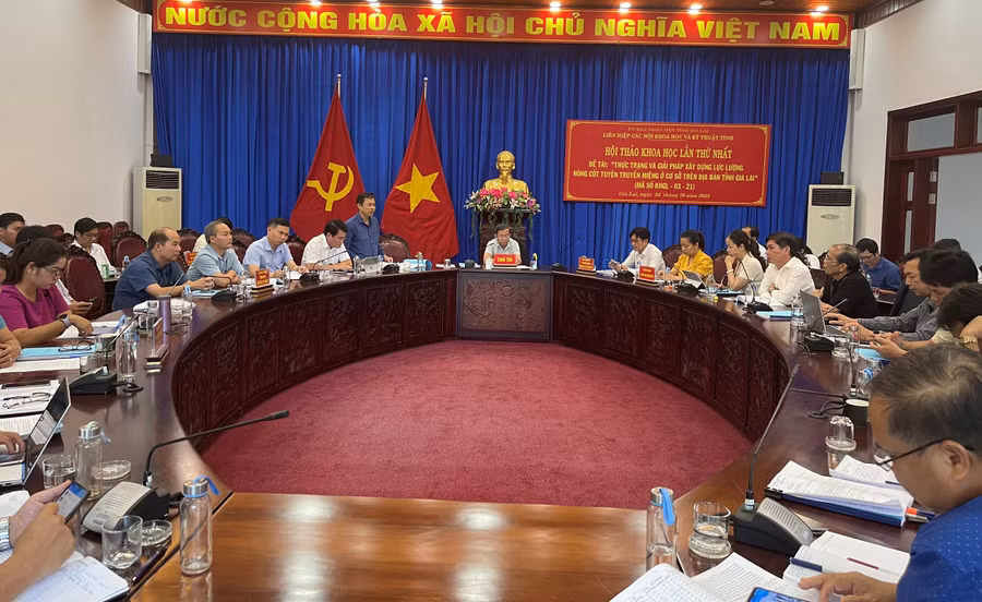 Quang cảnh hội thảo. Ảnh: Anh Huy