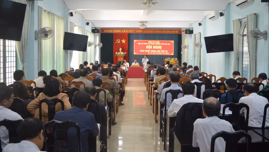 Quang cảnh hội nghị. Ảnh: Anh Huy