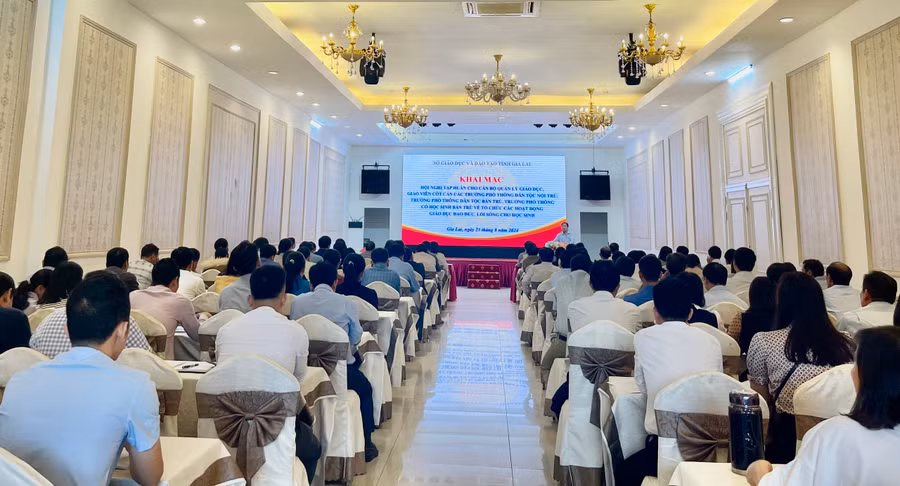Đại biểu tham dự lớp tập huấn. Ảnh: Đồng Lai Đại biểu tham dự lớp tập huấn. Ảnh: Đồng Lai