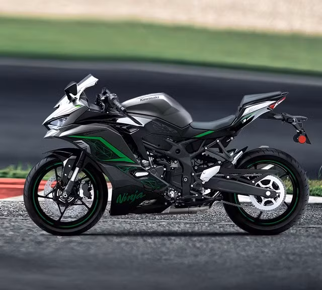 Ninja ZX-25R gây ấn tượng mạnh mẽ với kiểu dáng thể thao, góc cạnh, mang đậm dấu ấn của dòng Ninja danh tiếng. (Nguồn: kawasakimotors.vn)