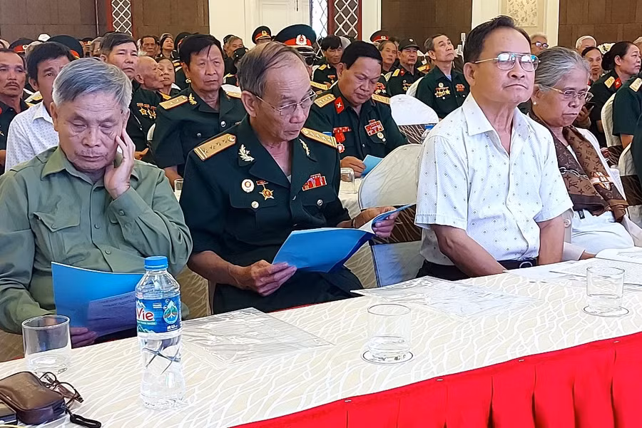 Các đại biểu dự buổi lễ kỷ niệm. Ảnh: Nguyễn Tú