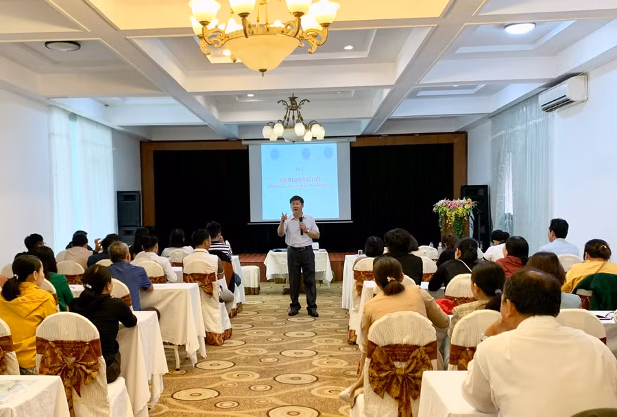 Quang cảnh lớp tập huấn. Ảnh: Như Nguyện Quang cảnh lớp tập huấn. Ảnh: Như Nguyện