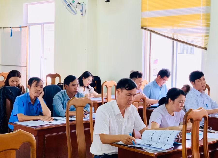 Quang cảnh lớp tập huấn. Ảnh: Như Nguyện