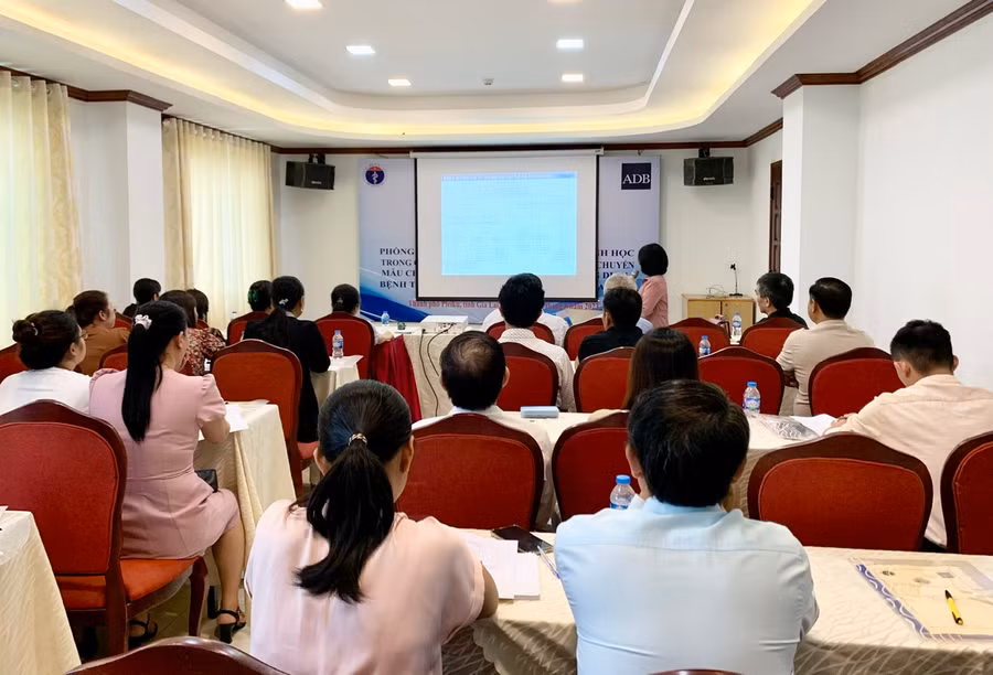 Quang cảnh lớp tập huấn. Ảnh: Như Nguyện