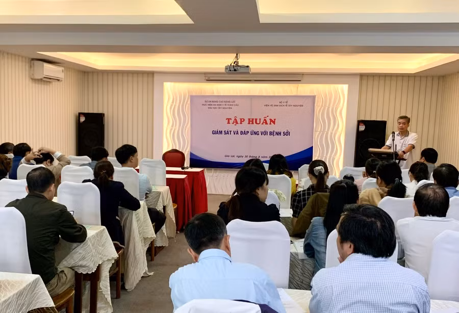 Quang cảnh lớp tập huấn. Ảnh: Như Nguyện