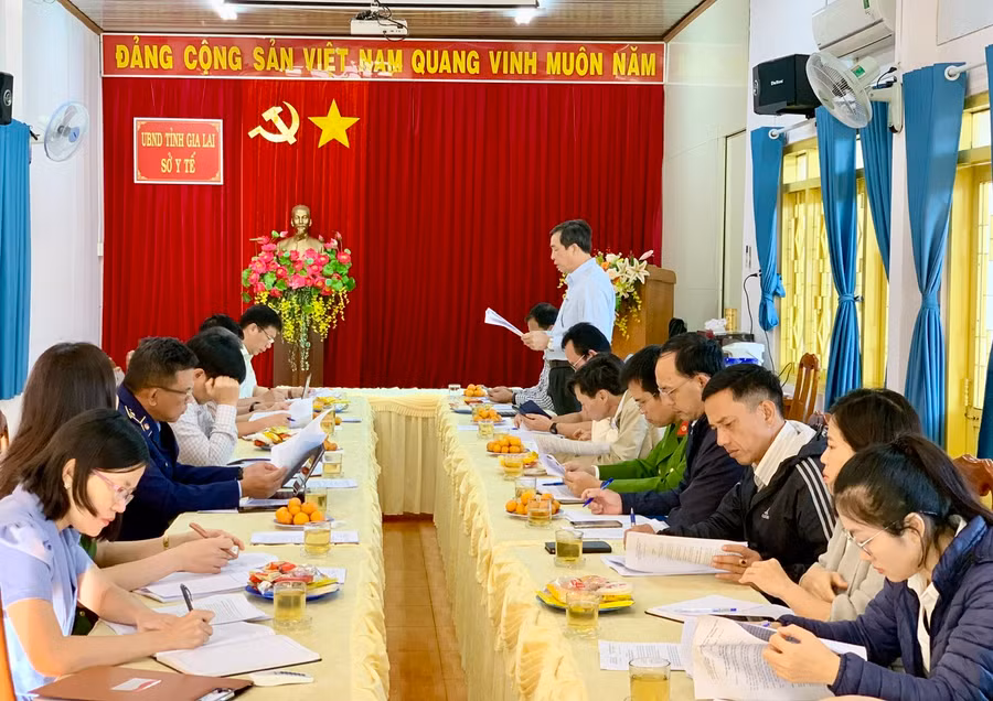 Quang cảnh buổi làm việc. Ảnh: Như Nguyện