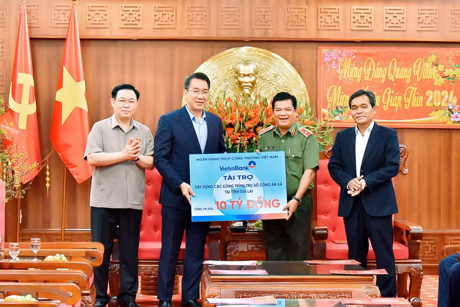 Gia Lai được tài trợ 10 tỷ đồng để xây dựng các Trụ sở Công an xã. Ảnh: Đức Thụy Gia Lai được tài trợ 10 tỷ đồng để xây dựng các Trụ sở Công an xã. Ảnh: Đức Thụy
