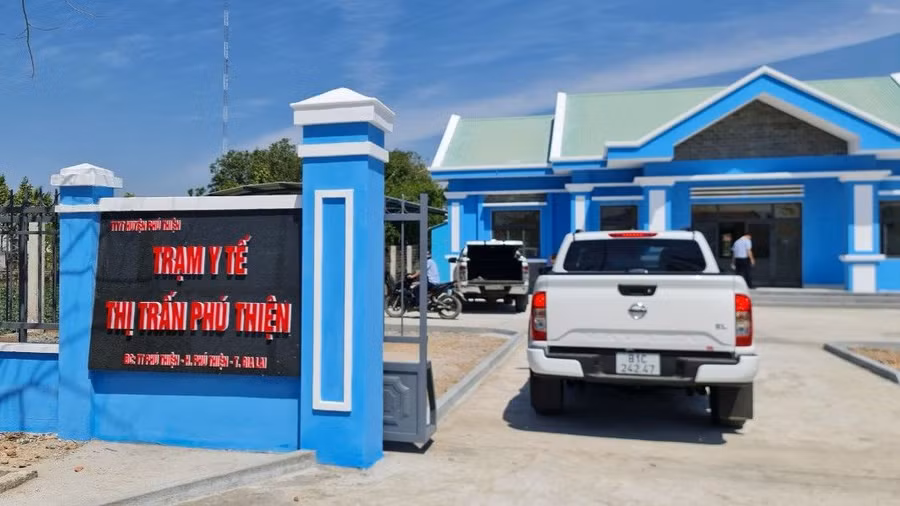 Các Trạm y tế đã được đầu tư khá khang trang.