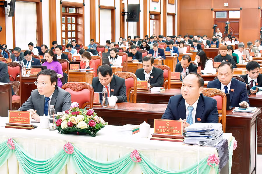 Các đại biểu tham dự kỳ họp thứ 15. Ảnh: Đức Thụy