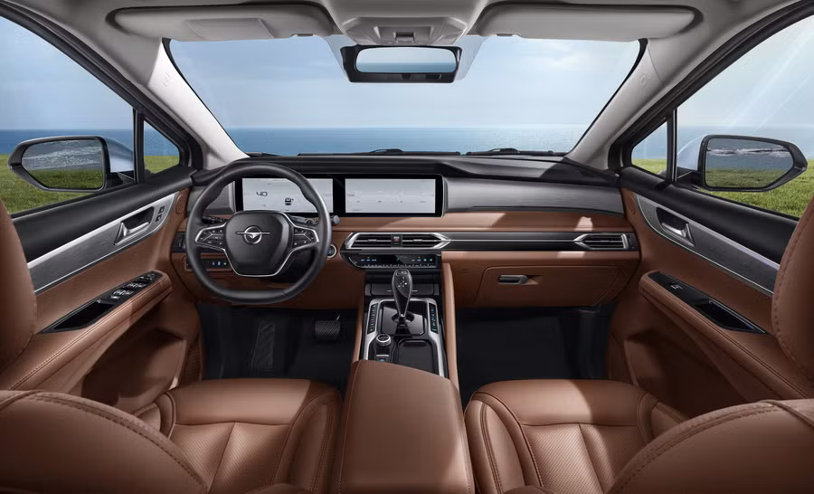 Thiết kế Haima 7X-E mang lại trải nghiệm tối đa cho người dùng. Ảnh: ST