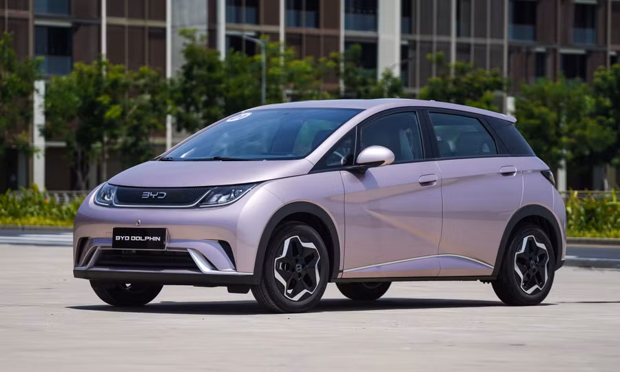 Mẫu xe BYD Dolphin 2024. Ảnh: ST Mẫu xe BYD Dolphin 2024. Ảnh: ST