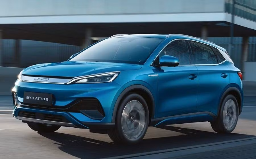 Mẫu xe BYD Atto 3. Ảnh: ST Mẫu xe BYD Atto 3. Ảnh: ST