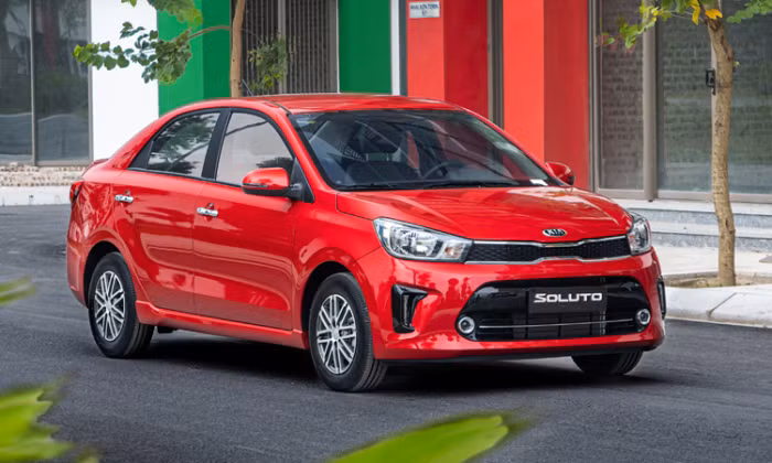 Mẫu xe Kia Soluto MT. Ảnh: ST Mẫu xe Kia Soluto MT. Ảnh: ST