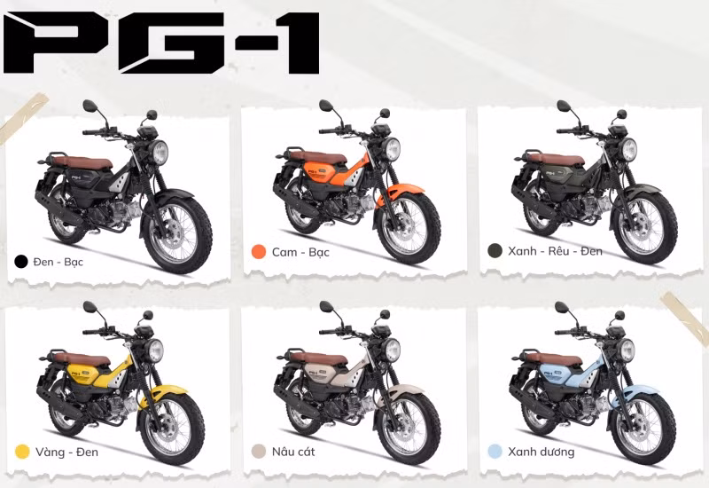 Bảng màu PG-1. (Nguồn: Yamaha) Bảng màu PG-1. (Nguồn: Yamaha)