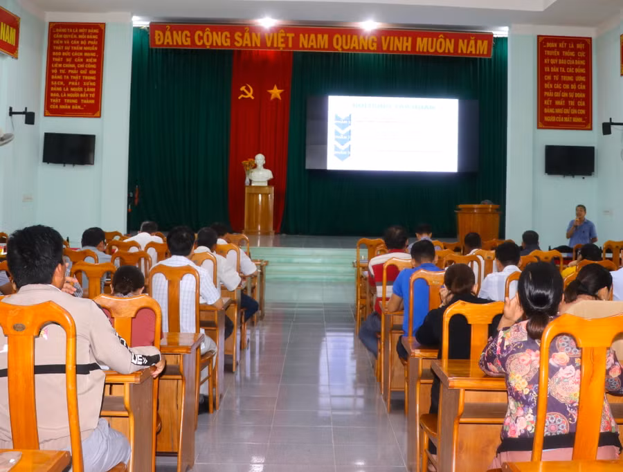 Quang cảnh buổi tập huấn. Ảnh: Ngọc Minh