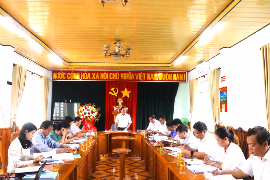 Quang cảnh buổi giám sát. Ảnh: Ngọc Minh