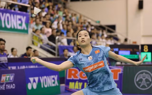 Nguyễn Thùy Linh giành chiến thắng chật vật trước tay vợt có thứ hạng thấp hơn ở chung kết. Ảnh: ĐỘC LẬP