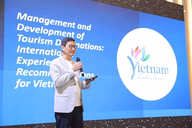 Ông Wong Soon-hwa đánh giá “Việt Nam có vị thế tốt nhất Đông Nam Á cho ngành du lịch phát triển.” (Ảnh: CTV/Vietnam+) Ông Wong Soon-hwa đánh giá “Việt Nam có vị thế tốt nhất Đông Nam Á cho ngành du lịch phát triển.” (Ảnh: CTV/Vietnam+)