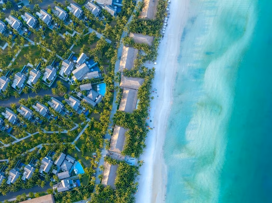 Khu nghỉ dưỡng New World Phu Quoc Resort bên Bãi Kem nước trong xanh như ngọc Khu nghỉ dưỡng New World Phu Quoc Resort bên Bãi Kem nước trong xanh như ngọc
