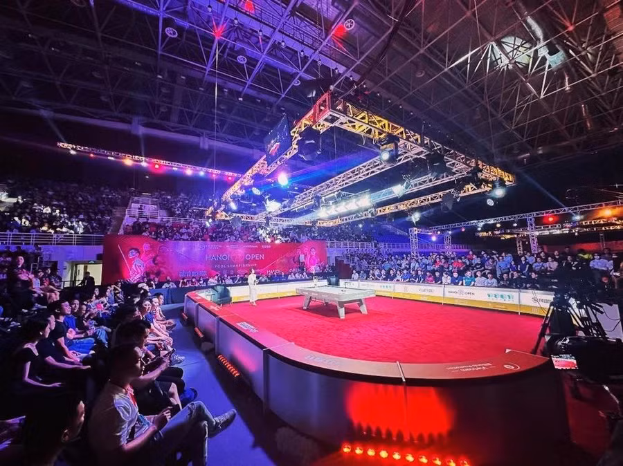 Hanoi Open Pool Championship là giải đấu tạo được tiếng vang vì quy mô tổ chức