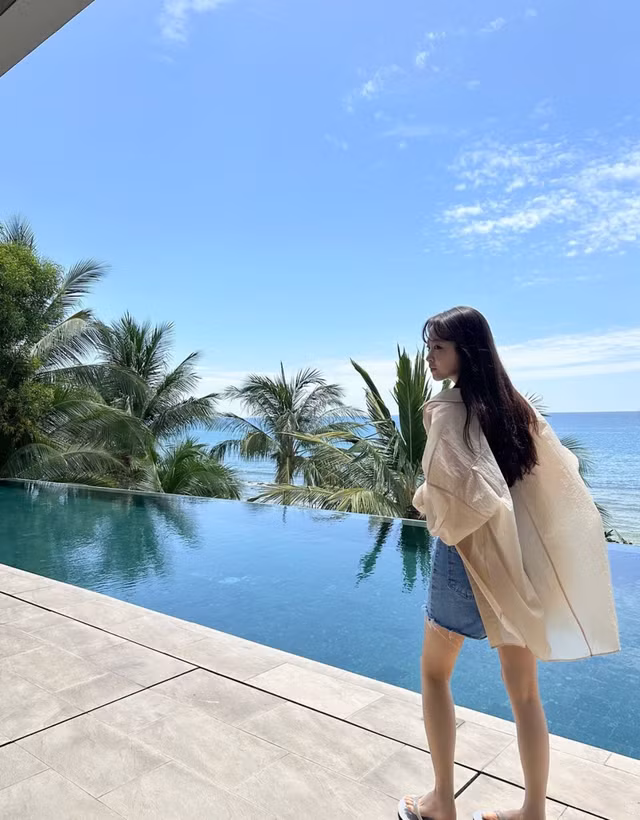 Park Bo Young đăng ảnh tại Nha Trang. ẢNH: INSTAGRAM NV