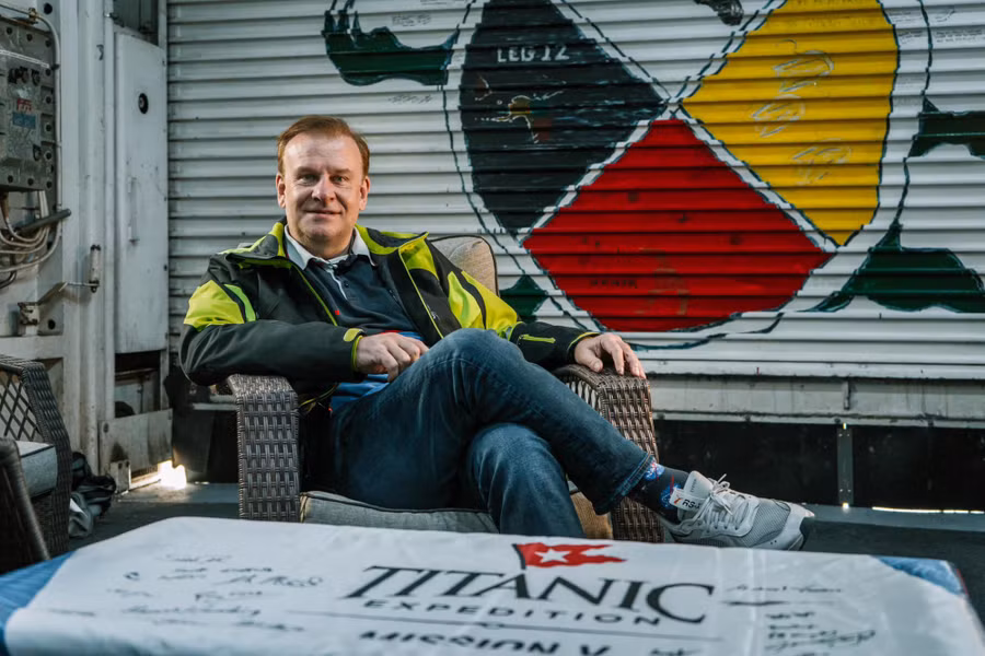 Ông Hamish Harding, một trong những người đang có mặt trên tàu Titan. Ảnh: FACEBOOK: HAMISH HARDING