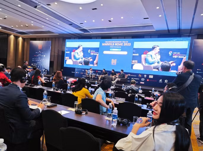 Quang cảnh sự kiện "World Blockchain Web 3.0 Marvels HCMC 2023"