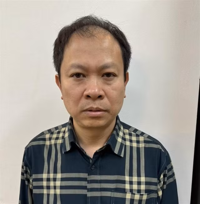 Bị can Lã Tuấn Hưng. Ảnh: Bộ Công an