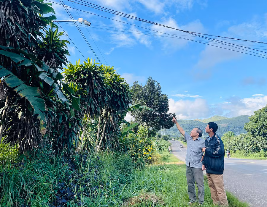 Hội Cựu chiến binh xã Ia Khươl vận động người dân đóng góp kinh phí lắp đặt camera an ninh tại 12 thôn, làng góp phần đảm bảo an ninh trật tự. Ảnh: M.K