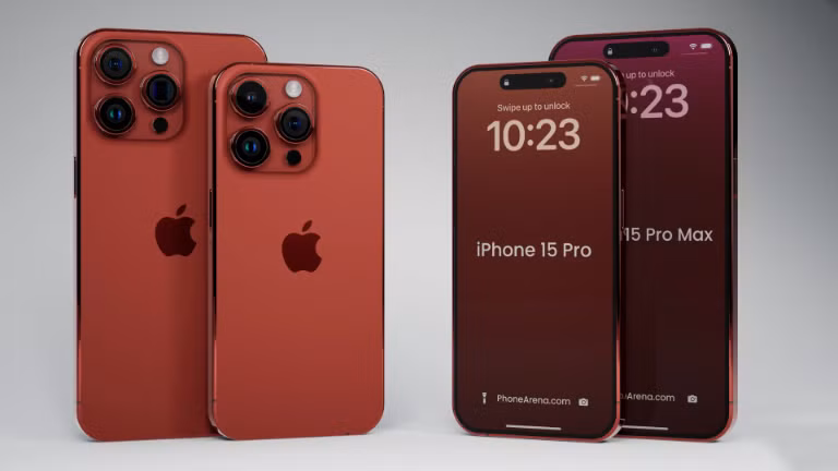 Các màu sắc sẽ đến với iPhone 15 Pro series, với màu Đỏ mận chín gây chú ý nhất