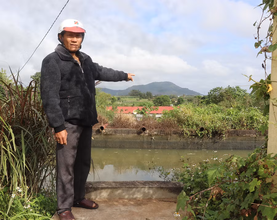 Công trình trạm bơm An Quý (xã Phú An, huyện Đak Pơ) đáp ứng nguồn nước tưới cho 162 ha lúa/năm và hơn 7 ha rau màu, cây trái của người dân thôn An Hòa. Ảnh: Ngọc Minh