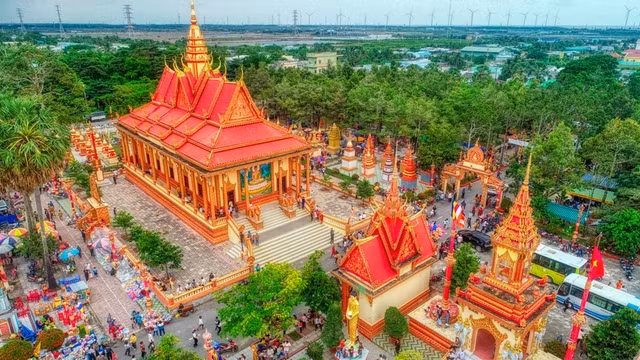 Khu di tích lịch sử văn hóa Chùa Xiêm Cán. ẢNH: PHAN THANH CƯỜNG