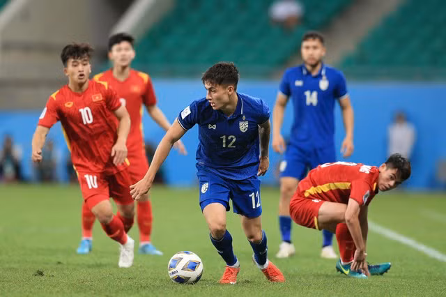 U.22 Thái Lan toàn hòa và thua 5 trận gần nhất trước U.22 Việt Nam trên mọi đấu trường. Ảnh: FAT