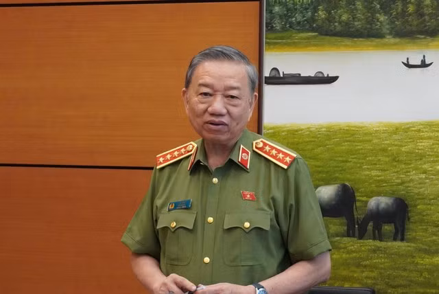 Bộ trưởng Bộ Công an Tô Lâm. Ảnh: GIA HÂN