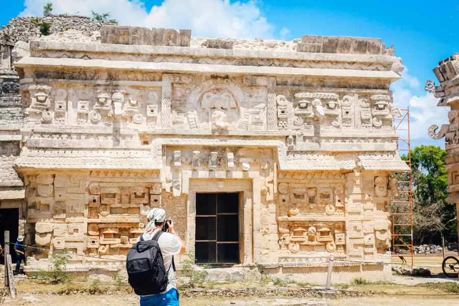 Chichen Itza được phát hiện vào năm 1841 bởi một nhà thám hiểm người Mỹ tên John Lloyd Stephens. Kể từ năm 1841 đến cuối thế kỷ 20, khu vực liên tiếp được nghiên cứu bởi các nhà khoa học, nhân chủng học Mỹ và Mexico. Ảnh: MINH ĐỨC