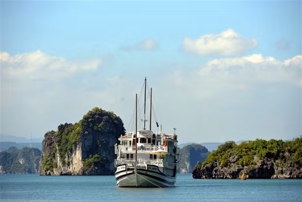 Du thuyền trên Vịnh Hạ Long. (Ảnh: Thanh Vân/TTXVN) Du thuyền trên Vịnh Hạ Long. (Ảnh: Thanh Vân/TTXVN)