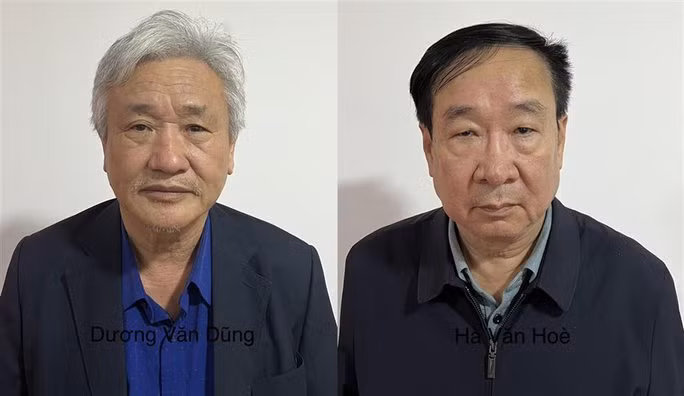 Các bị can: Dương Văn Dũng, Hà Văn Hòe.