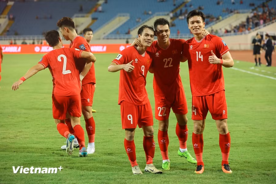 Đội tuyển Việt Nam nằm ở bảng B tại Giải ASEAN Mitsubishi Electric Cup 2024. (Ảnh: Hoài Nam/Vietnam+)