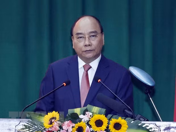 Chủ tịch nước Nguyễn Xuân Phúc. (Ảnh: Thống Nhất/TTXVN)