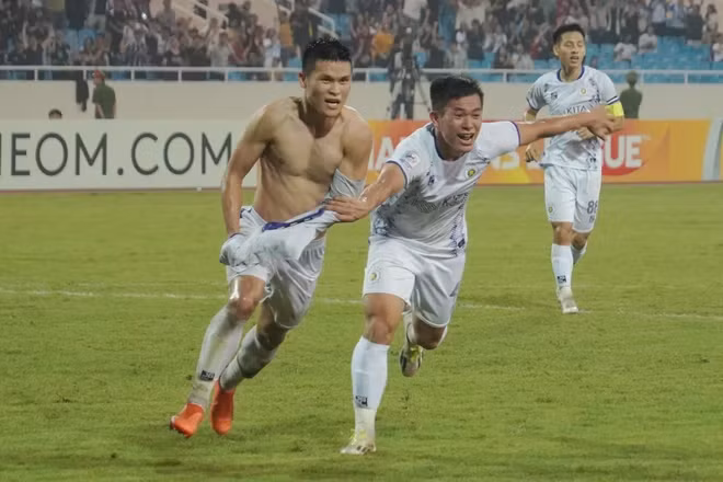 Tuấn Hải ghi đến 4 bàn thắng tại AFC Champions League 2023/24, nhiều hơn cả ngôi sao Cristiano Ronaldo. (Ảnh: Việt Anh/Vietnam+)