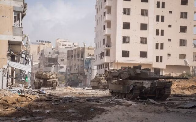 Lục quân Israel tiến hành chiến dịch trên bộ tại Gaza nhằm mục tiêu "xóa sổ" Hamas, ngày 21/11/2023. Ảnh: IDF
