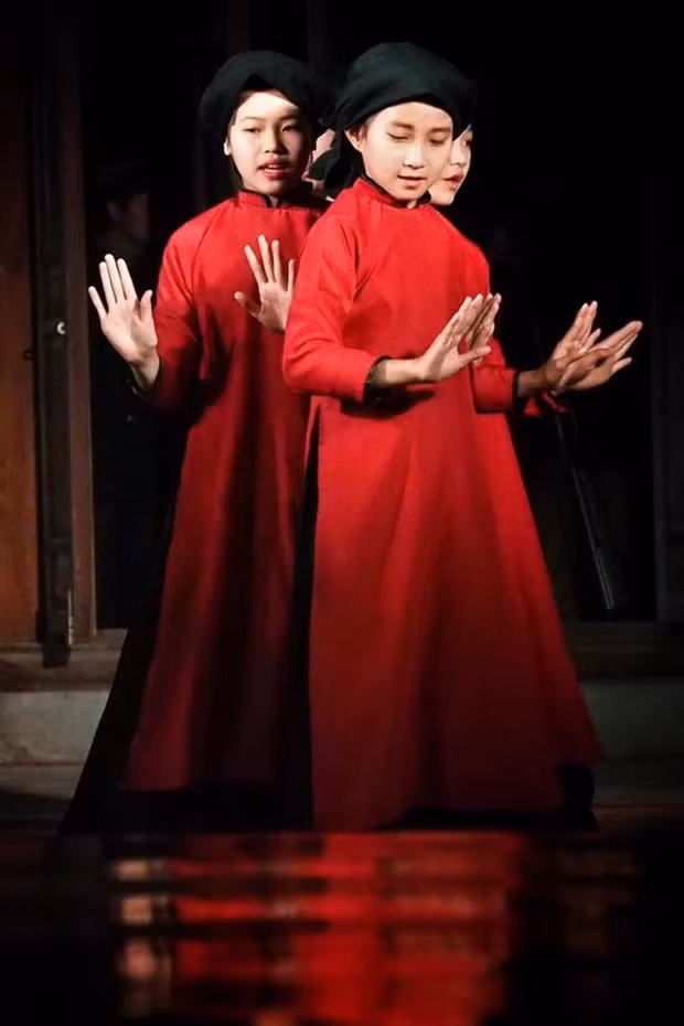Di sản "Hát Xoan" - Di sản Văn hóa Phi vật thể Đại diện của Nhân loại, được UNESCO công nhận năm 2017 (Ảnh: Nguyễn Việt Thanh/Vietnam+) Di san Van hoa Phi vat the: Gin giu de phat trien hinh anh 2