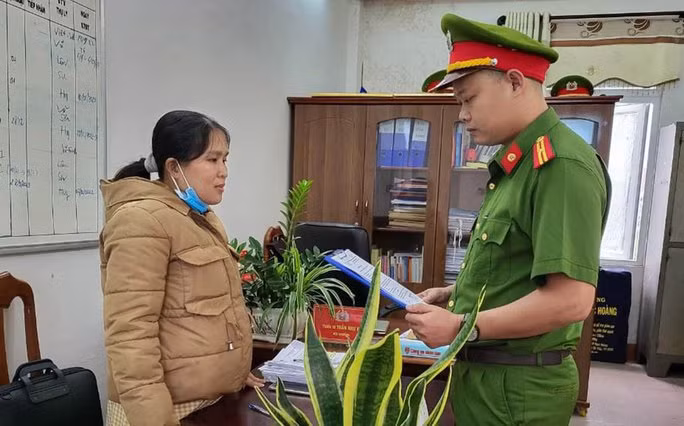 Bị can Nguyễn Thị Hiệp - Ảnh: Công an Quảng Nam Bị can Nguyễn Thị Hiệp - Ảnh: Công an Quảng Nam